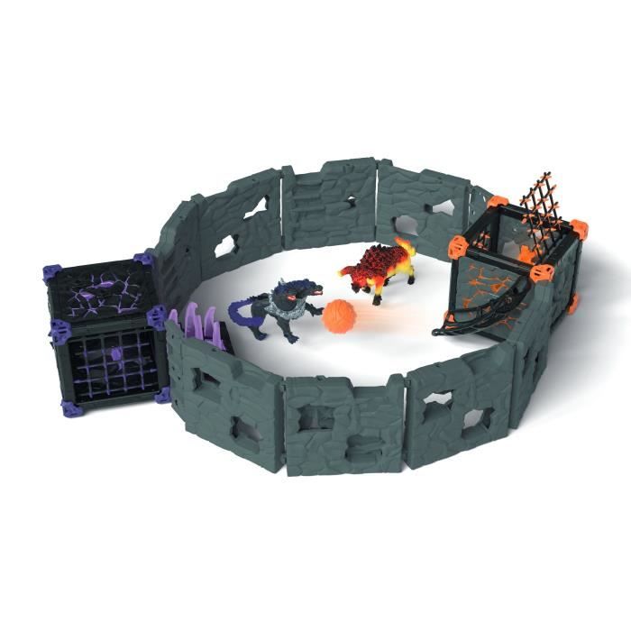 BattleCave Arena: Lava vs Darkness, battle arena for Eldrador figures, SCHLEICH 42673 Eldrador Creatures, ages 7