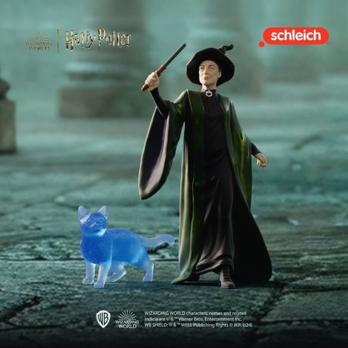 Professor McGonagall and her Patronus figurines, Schleich 42682 Harry Potter, For children from 6 years old