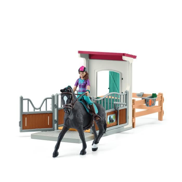 Horse Box Lisa and Storm, Horse figurine and accessories, SCHLEICH 42709 Horse Club, from 5 years old