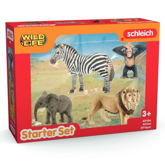 My First African Animals, Animal Figurines, SCHLEICH 42721 Wild Life, Ages 5 and Up
