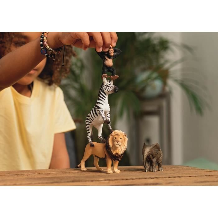 My First African Animals, Animal Figurines, SCHLEICH 42721 Wild Life, Ages 5 and Up