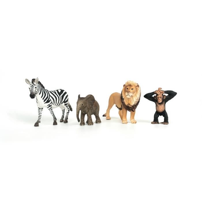 My First African Animals, Animal Figurines, SCHLEICH 42721 Wild Life, Ages 5 and Up