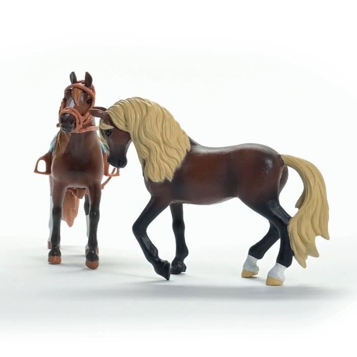 My First Peruvian Paso Horses, 2 Horse Figurines, SCHLEICH 42738 Horse Club, Ages 5 and Up