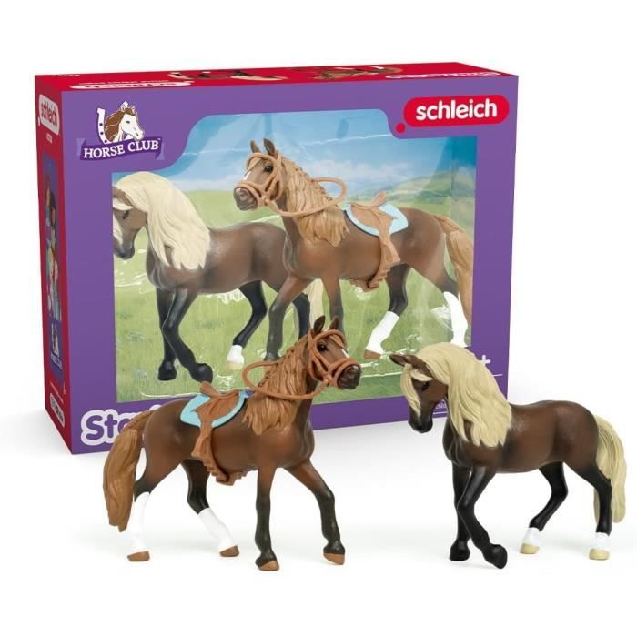 My First Peruvian Paso Horses, 2 Horse Figurines, SCHLEICH 42738 Horse Club, Ages 5 and Up