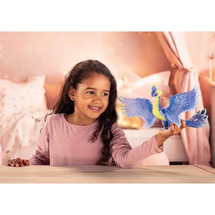 Schleich 70794 Bayala Blue Magic Peacock Figurine, For children aged 5 and up