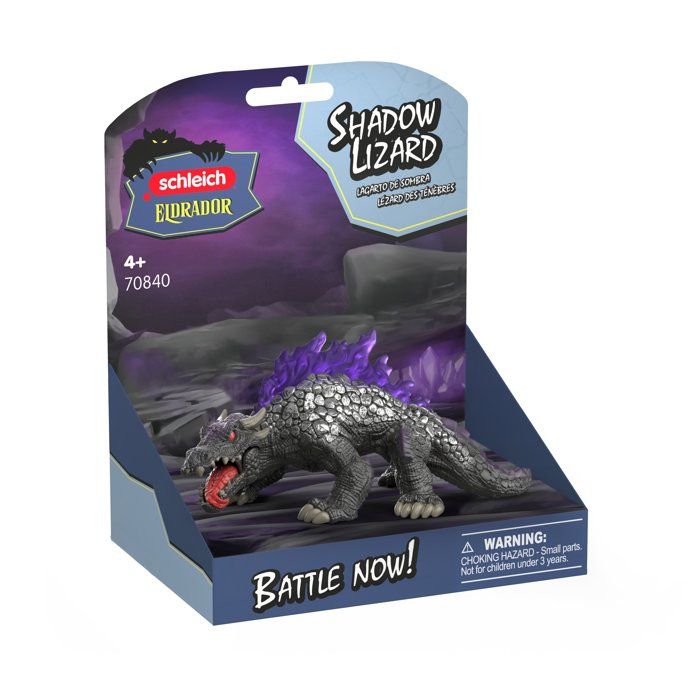 Figurine - SCHLEICH - 70840 - Lizard of Darkness - Eldrador Creatures - Ages 4 and up - Hand-painted