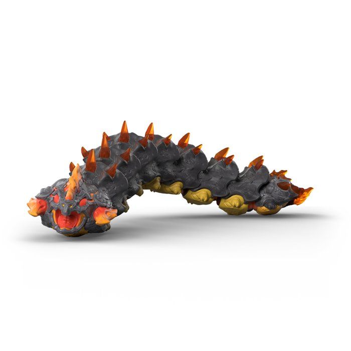 Action Figure - SCHLEICH - 70864 - Lava Worm - Eldrador Creatures - Ages 4 and up - Articulated body