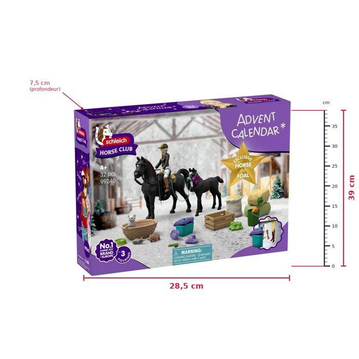 Horse Club Advent Calendar - SCHLEICH 99240 - Horse Club Line
