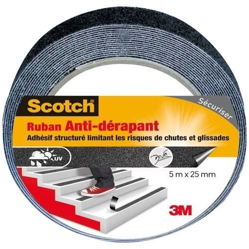 3M SCOTCH Non-slip tape - 5m x 25mm - Black