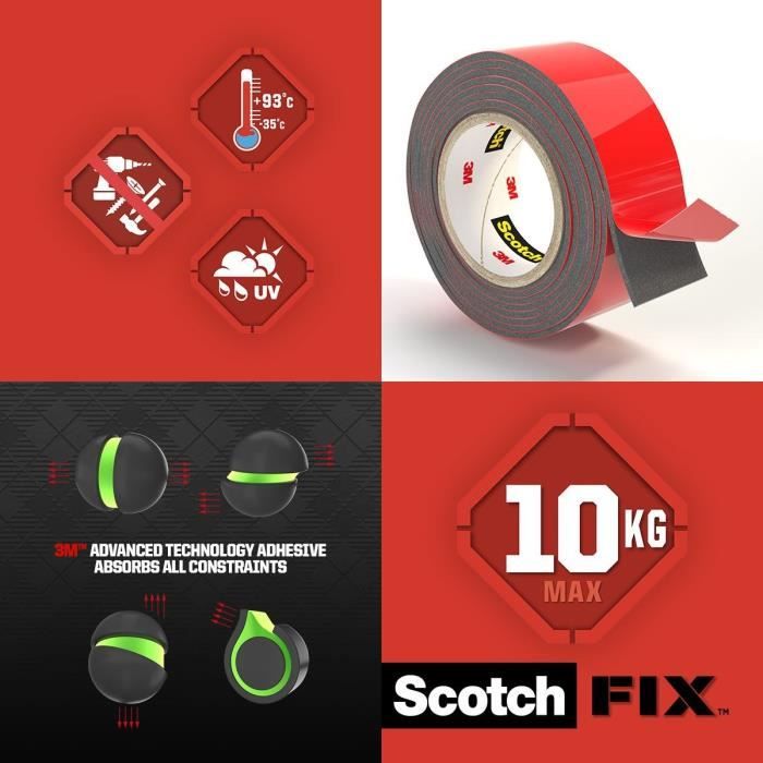 3M Extreme performance double-sided tape - 1,5mx19mm
