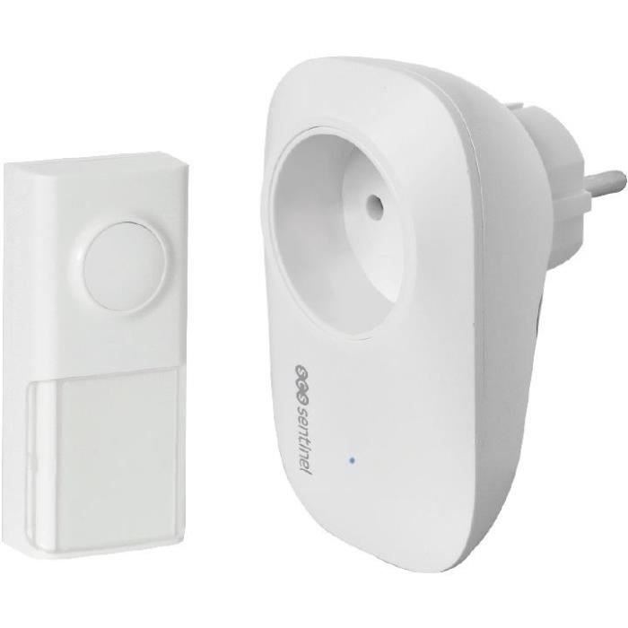 Wireless plug-in chime without battery - EcoBell 100 Plug - SCS SENTINEL