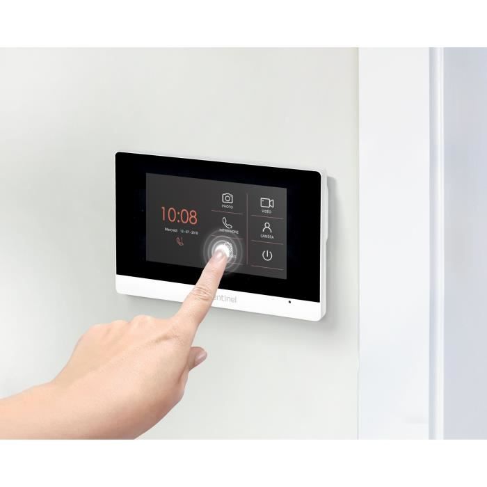 SCS Sentinel - Visiodoor 4.3+ - Wired video intercom with extra flat touching 4.3 monitor
