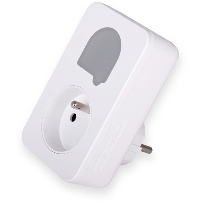 Wireless and battery-free doorbell with integrated socket - SCS SENTINEL - CSF0106 - SONE + - 25 melodies