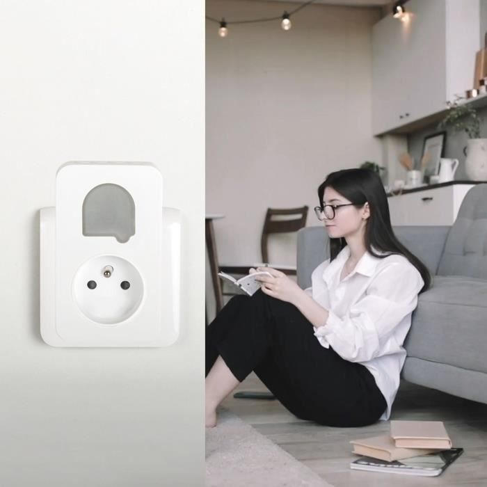 Wireless and battery-free doorbell with integrated socket - SCS SENTINEL - CSF0106 - SONE + - 25 melodies