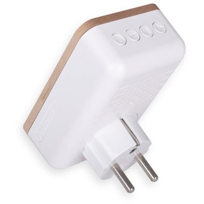 Wireless and battery-free doorbell with integrated socket - SCS SENTINEL - CSF0105 - SONE + Cosy - 25 melodies
