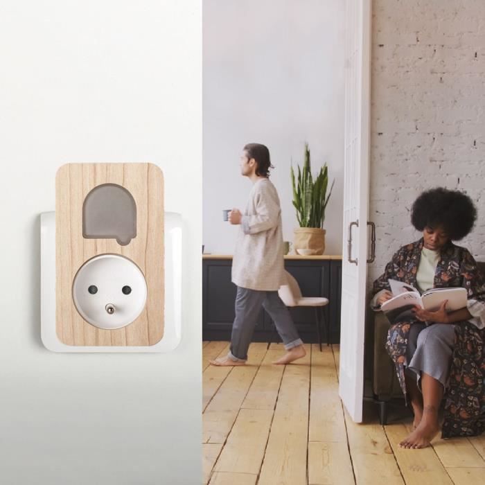 Wireless and battery-free doorbell with integrated socket - SCS SENTINEL - CSF0105 - SONE + Cosy - 25 melodies
