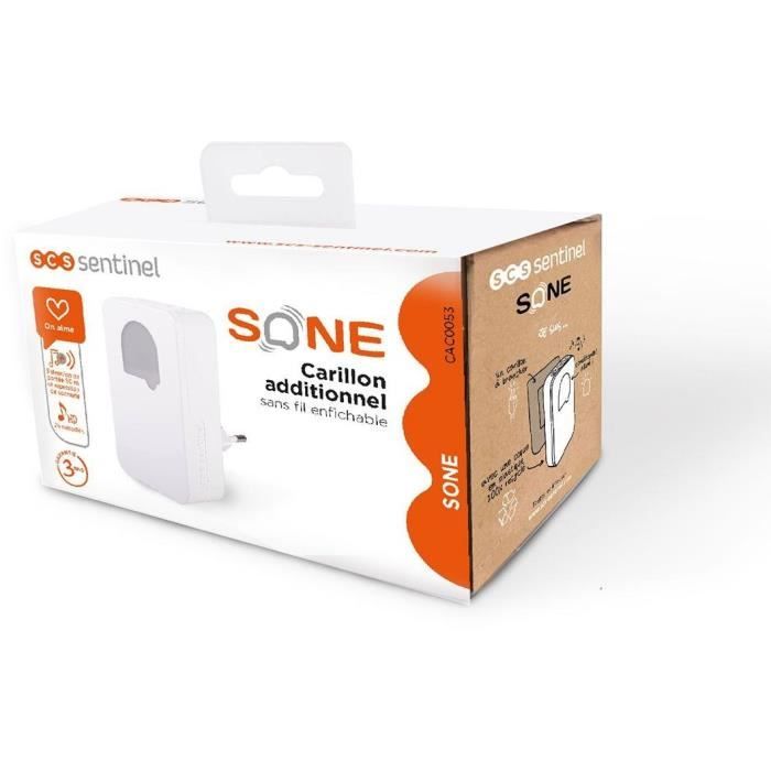 Additional chime - SCS SENTINEL - SONE & SONE + - CAC0053 - Wireless & battery-free