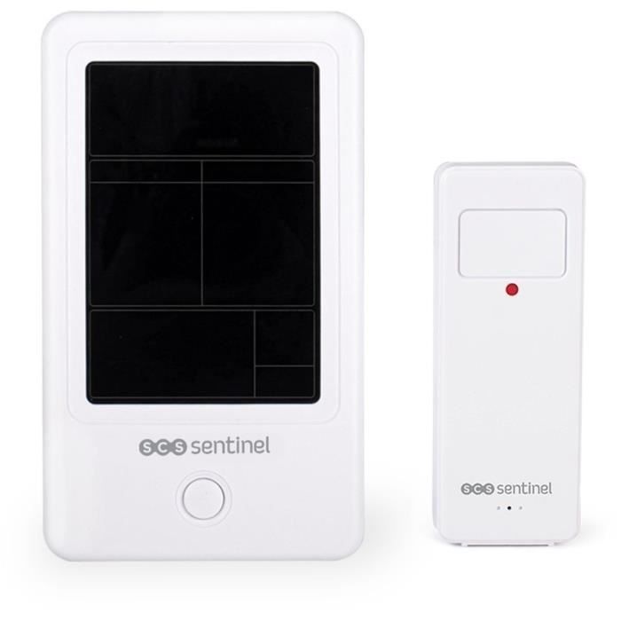 Weather station with wireless outdoor probe - SCS SENTINEL - HCN0076 MeteoColor - Range: 60 m - 433.92 MHz - White