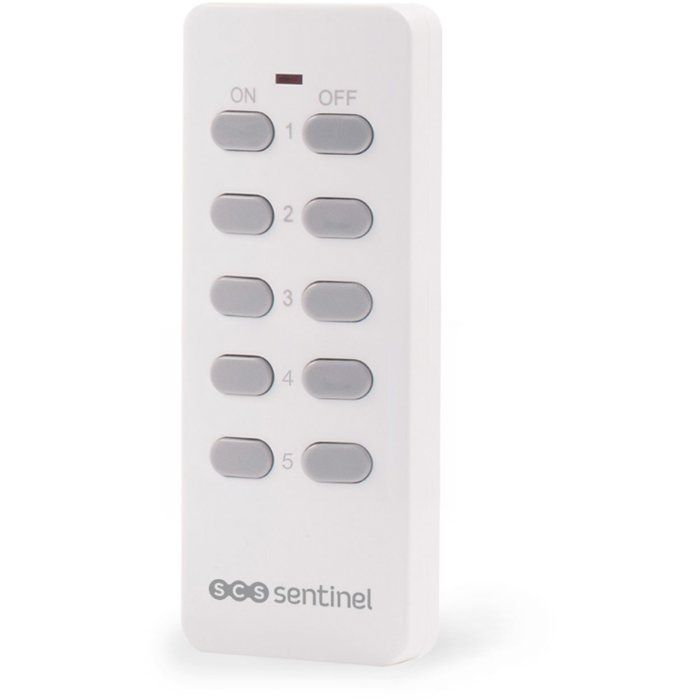 Remote-Controlled Outlets - SCS SENTINEL - ControlPower x5 - 5 Outlets - 1 Remote Control