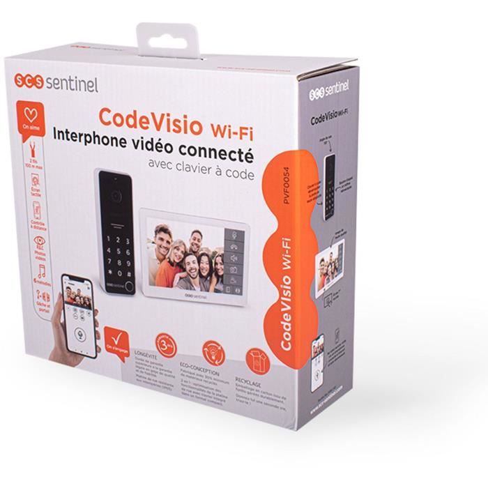 Connected video intercom with code keypad - SCS SENTINEL - CodeVisio Wi-Fi - 6 melodies