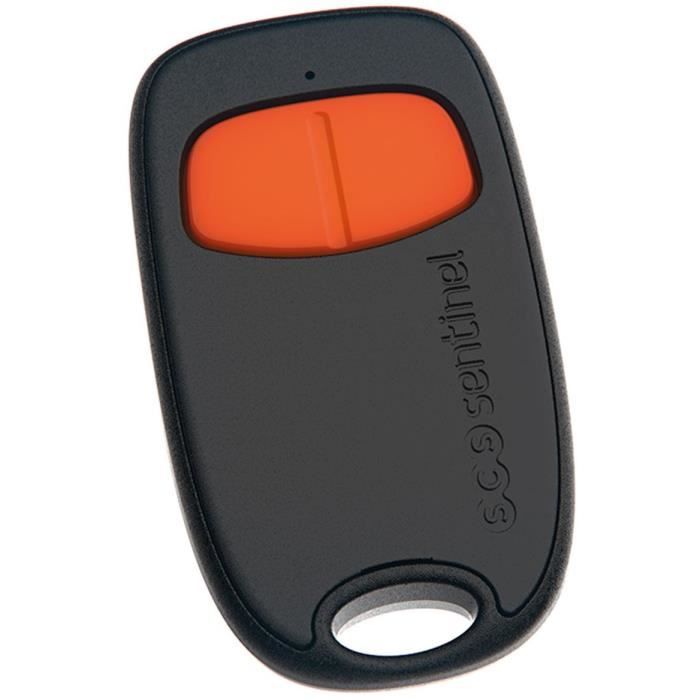 2-channel remote control - SCS SENTINEL - SimplyControl - Orange, range 40m, frequency 433.92 MHz, CR2032 lithium battery included