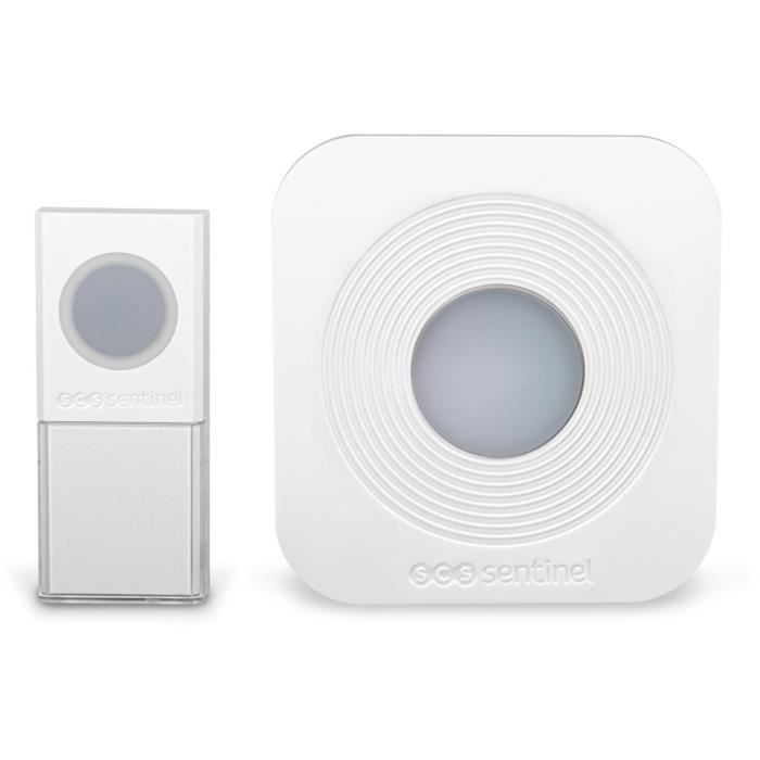 Wireless chime - SCS SENTINEL - 200 meters - SimplyBell - White