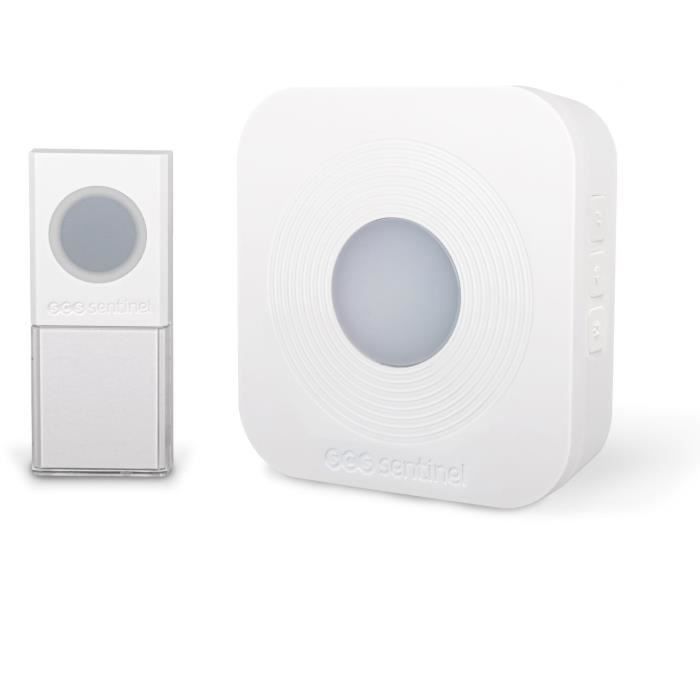 Wireless chime - SCS SENTINEL - 200 meters - SimplyBell - White
