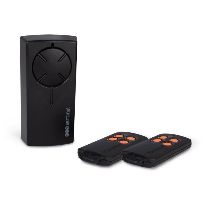 SCS SENTINEL Universal Radio Receiver Kit - 12/24V - With 2 remote controls, orange buttons - RadioGate Kit