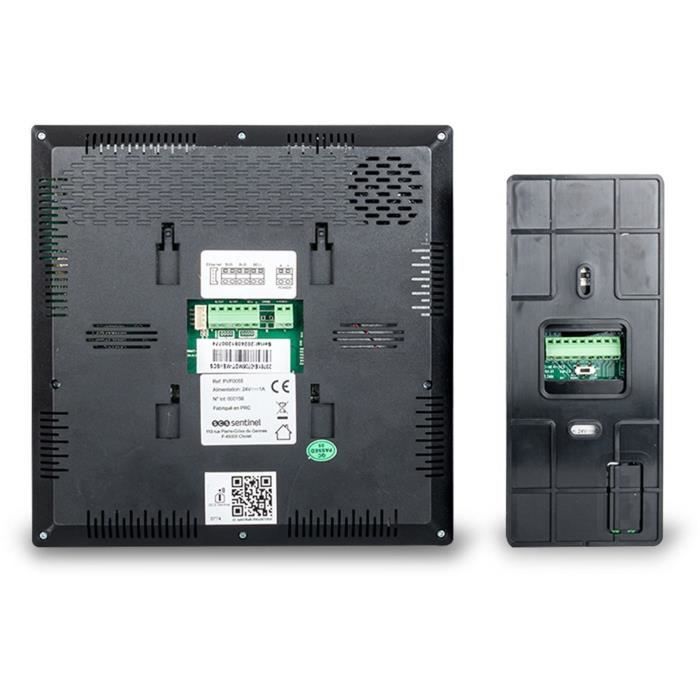 Wired connected video intercom - SCS SENTINEL - VisioWifi - Night vision - Black