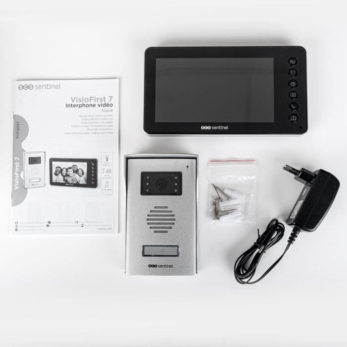 Wired video intercom - SCS SENTINEL - VisioFirst 7 - 7 screen - 3-year warranty