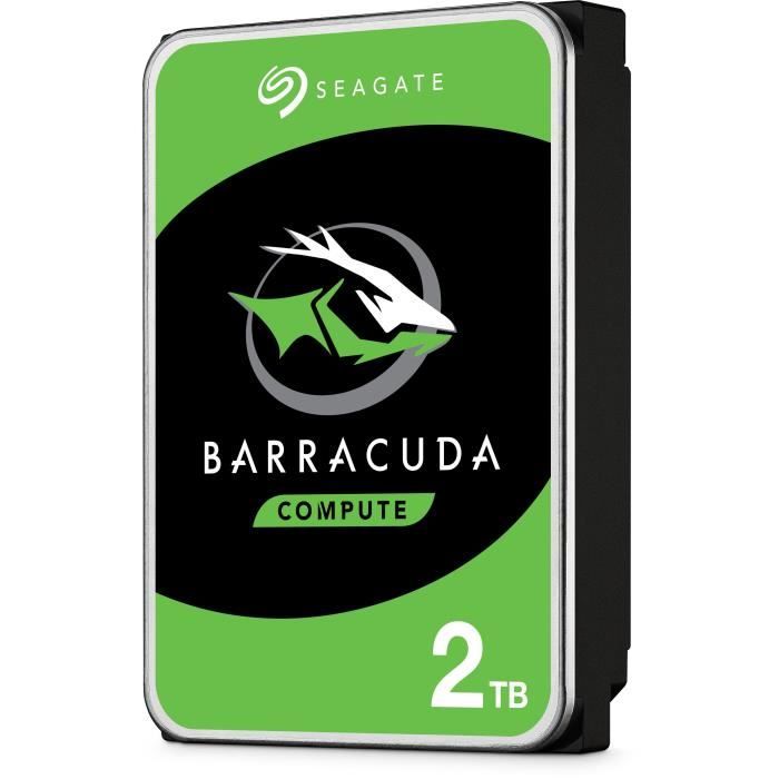 SEAGATE - HDD Internal Hard Drive - BarraCuda - 2TB - 7,200 RPM - 3.5 (ST2000DM008)