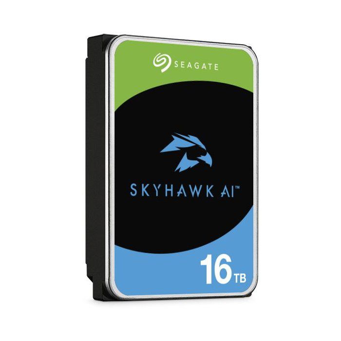 Hard Drive - SEAGATE - Skyhawk 16 TB - SATA 6 Gb/s - 7,200 RPM - 512 MB cache