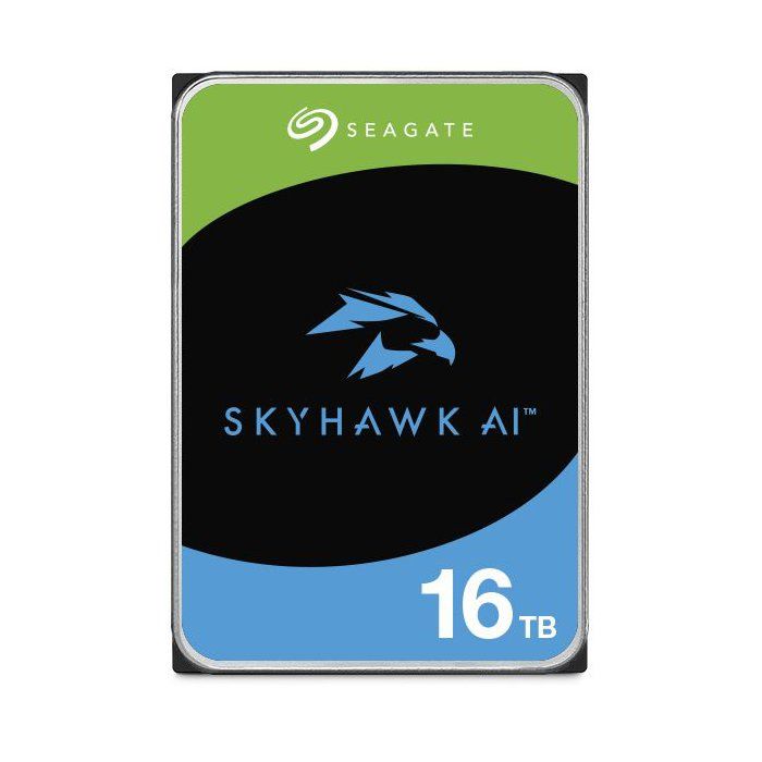 Hard Drive - SEAGATE - Skyhawk 16 TB - SATA 6 Gb/s - 7,200 RPM - 512 MB cache