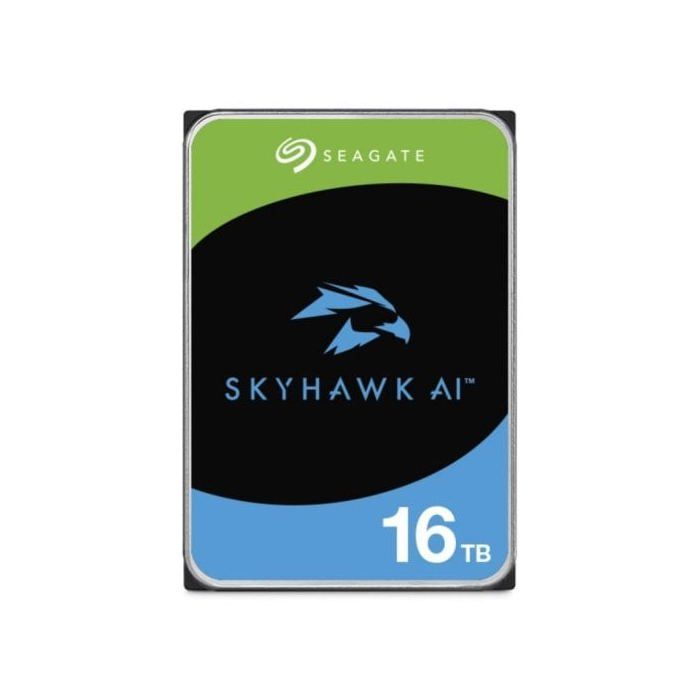 Hard Drive - SEAGATE - Skyhawk 16 TB - SATA 6 Gb/s - 7,200 RPM - 512 MB cache