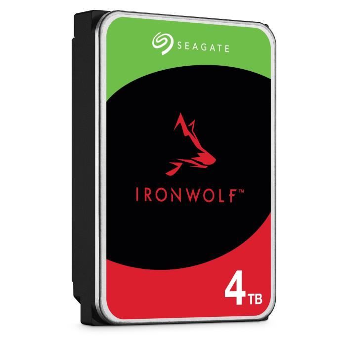 Seagate - Internal hard drive - Ironwolf NAS - 4TO - 3.5 - 5400 rpm (ST4000VN006)