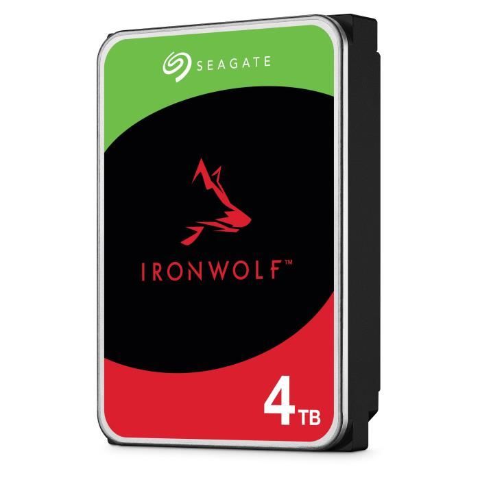 Seagate - Internal hard drive - Ironwolf NAS - 4TO - 3.5 - 5400 rpm (ST4000VN006)