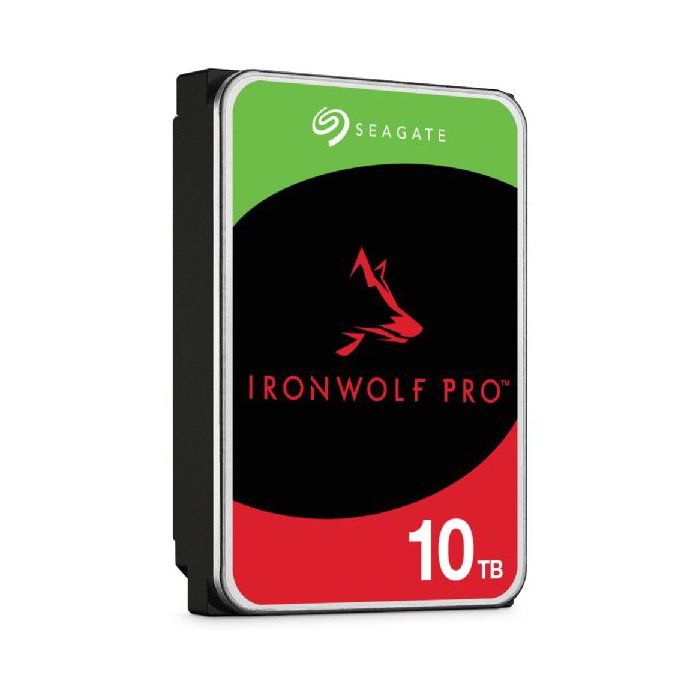 SEAGATE - IronWolf Pro - Internal NAS HDD - 10 TB - 3.5 inches - 7,200 RPM