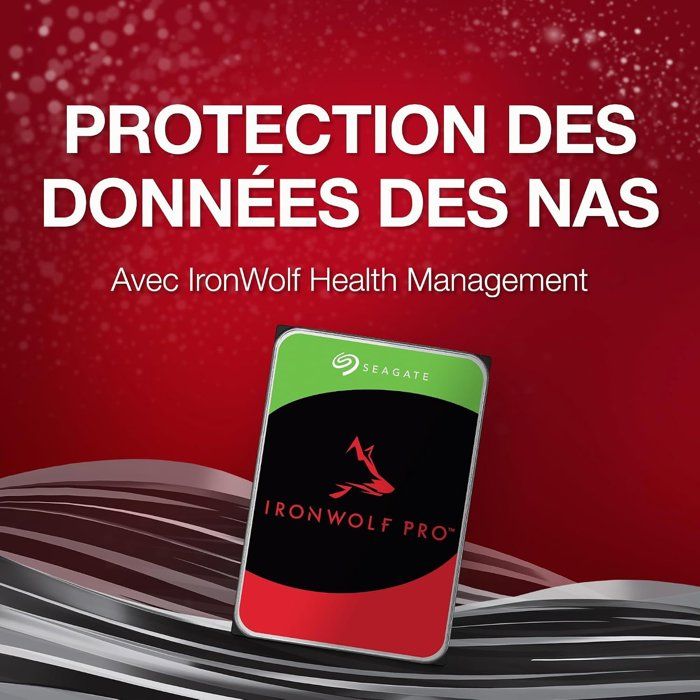 SEAGATE - IronWolf Pro ST30000NT011 - Internal Hard Drive - 30 TB - 7,200 rpm - 3.5