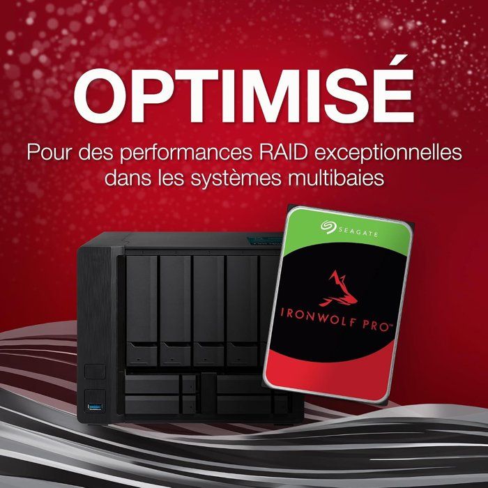 SEAGATE - IronWolf Pro ST30000NT011 - Internal Hard Drive - 30 TB - 7,200 rpm - 3.5