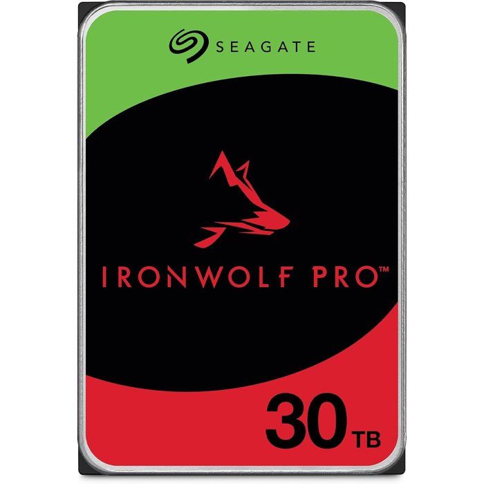 SEAGATE - IronWolf Pro ST30000NT011 - Internal Hard Drive - 30 TB - 7,200 rpm - 3.5