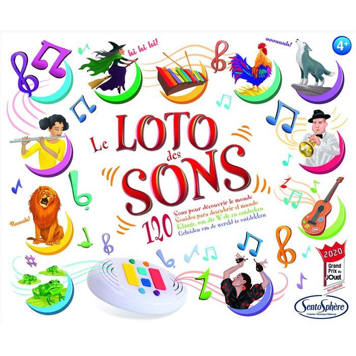SENTOSPHERE Loto des Sons Game - For Children