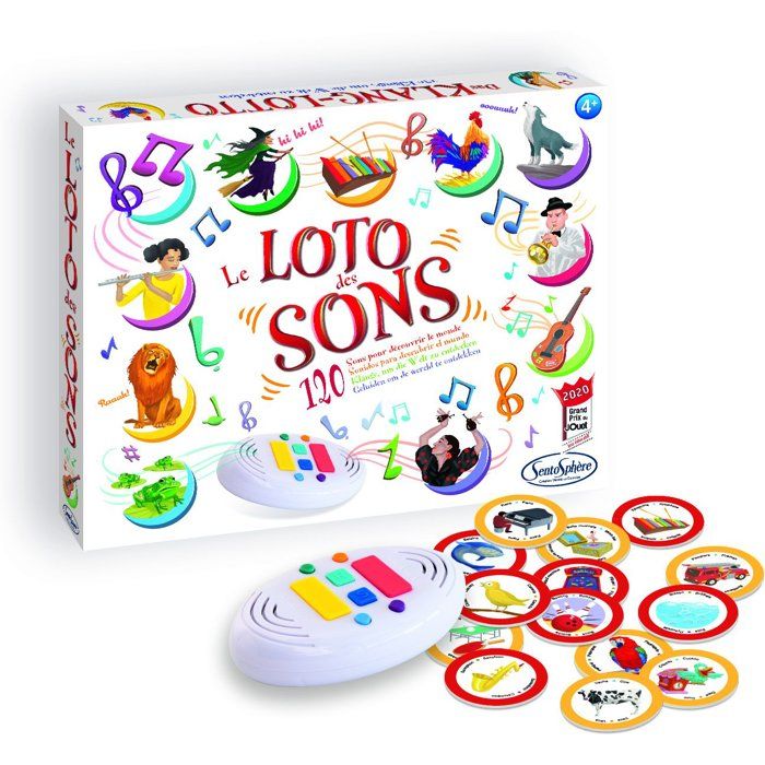 SENTOSPHERE Loto des Sons Game - For Children
