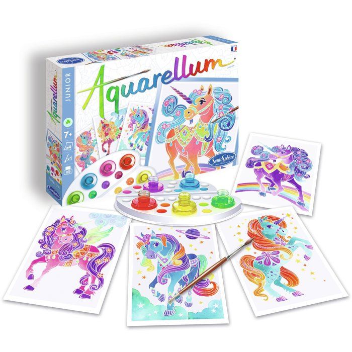 SENTOSPHERE Aquarellum Junior Unicorn Game - For Children