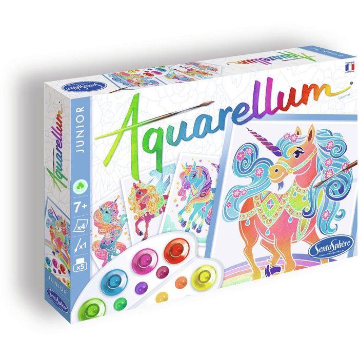 SENTOSPHERE Aquarellum Junior Unicorn Game - For Children