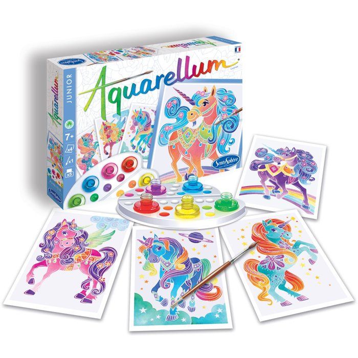 SENTOSPHERE Aquarellum Junior Unicorn Game - For Children