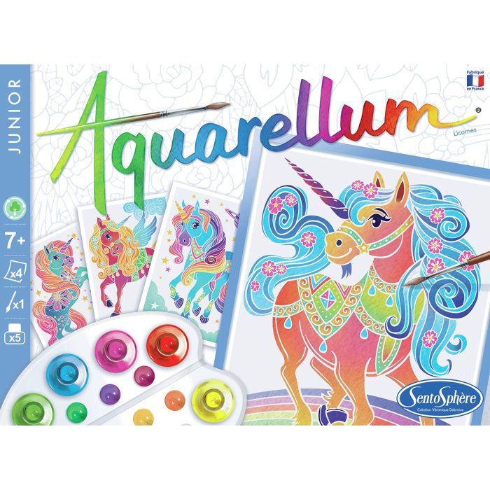 SENTOSPHERE Aquarellum Junior Unicorn Game - For Children