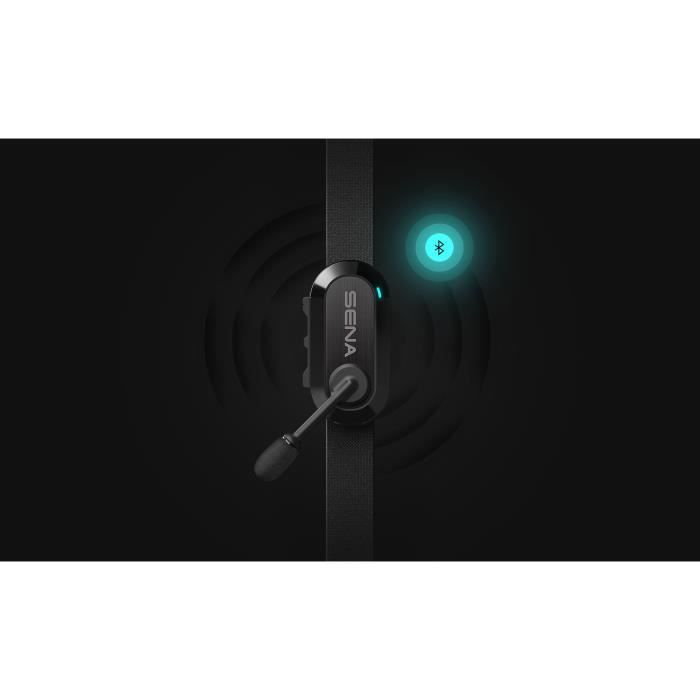 Headset - SENA - Bikom 20 - Bluetooth - Microphone - 800 m range - 7 hours of battery life - USB-C - Black