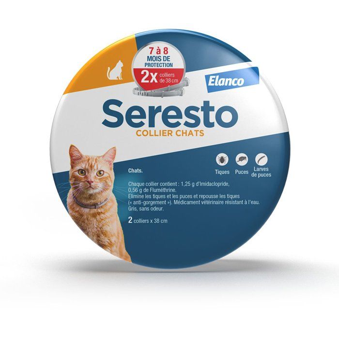 Seresto Cat Anti-Puaces and Anti-Tiques 2 units