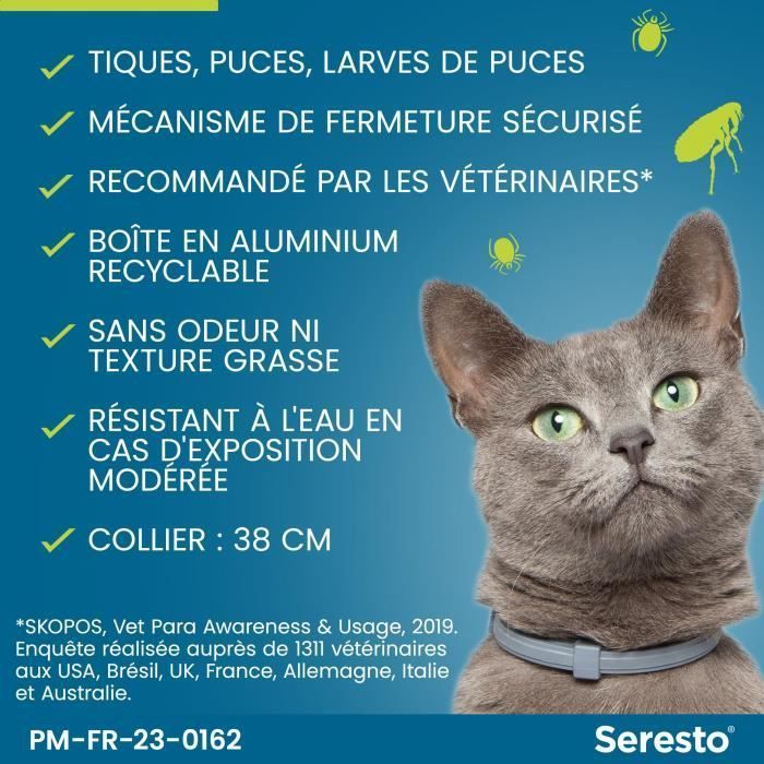 Seresto Cat Anti-Puaces and Anti-Tiques 2 units