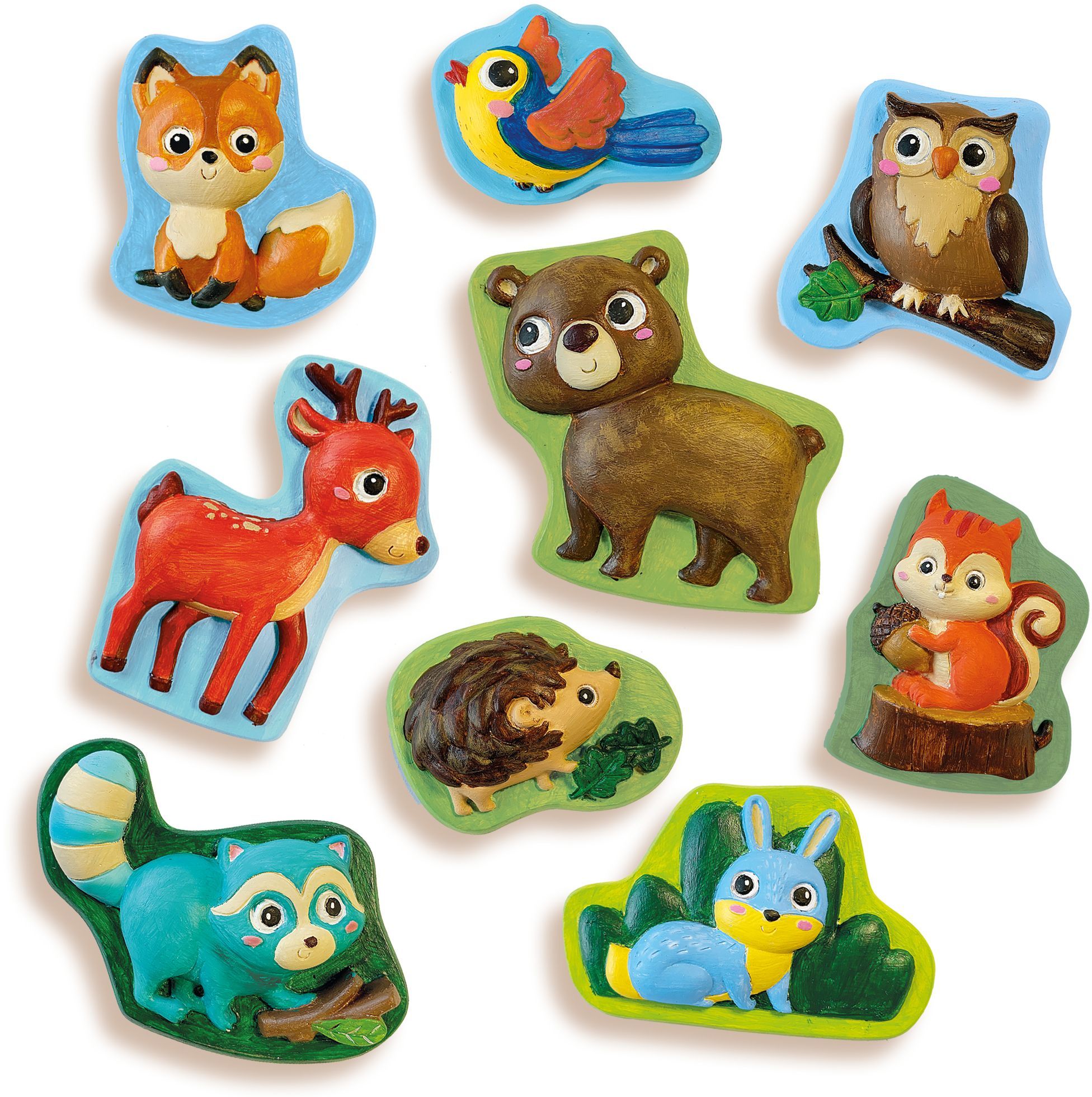 Casting and painting - Forest animals - SES CREATIVE - Made from recycled plastic